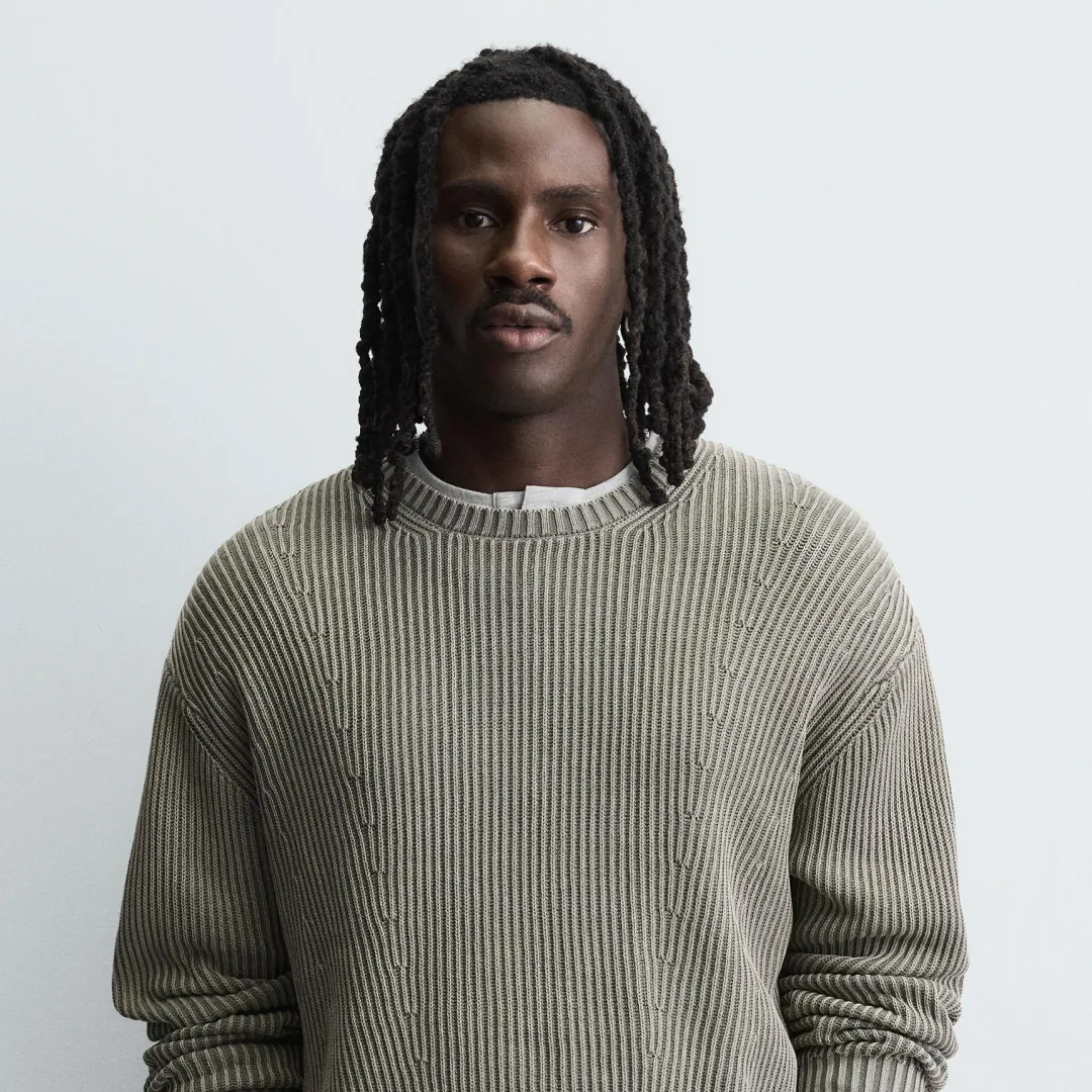 Ribbed sweater
