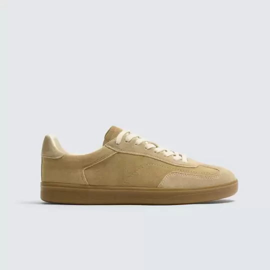 Leather trainers
